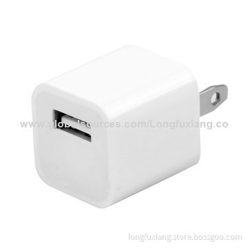 Wall Charger with 1A, Over-current, Over-voltage, Short-circuit Protections